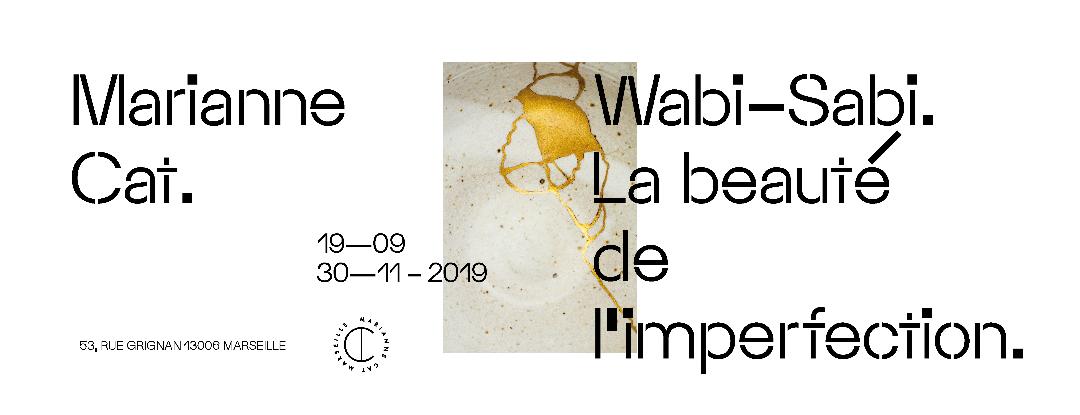 Poster of the exhibition "Wabi Sabi – The beauty of the imperfection"